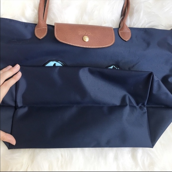 Longchamp Le Piliage Miaou Cat medium tote - Picture 4 of 8